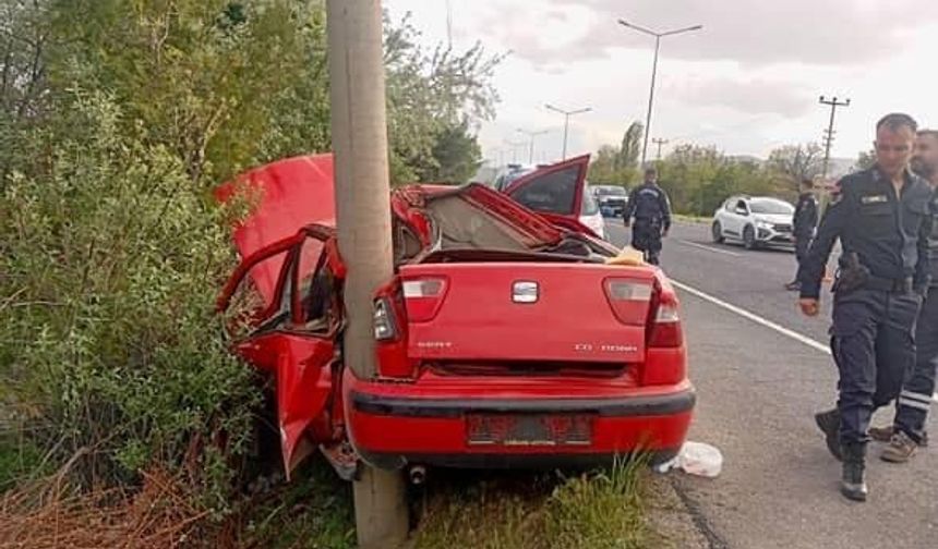 Elazığ’da trafik kazası: 2 yaralı