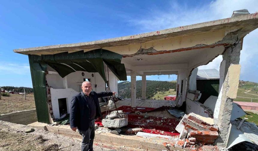Sis Dağı Yaylası’nda çığ felaketinin boyutu karlar eriyince ortaya çıktı