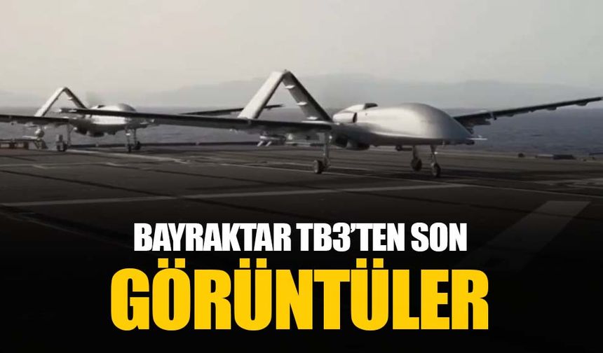 MSB'den gururlandıran "Bayraktar TB3" paylaşımı