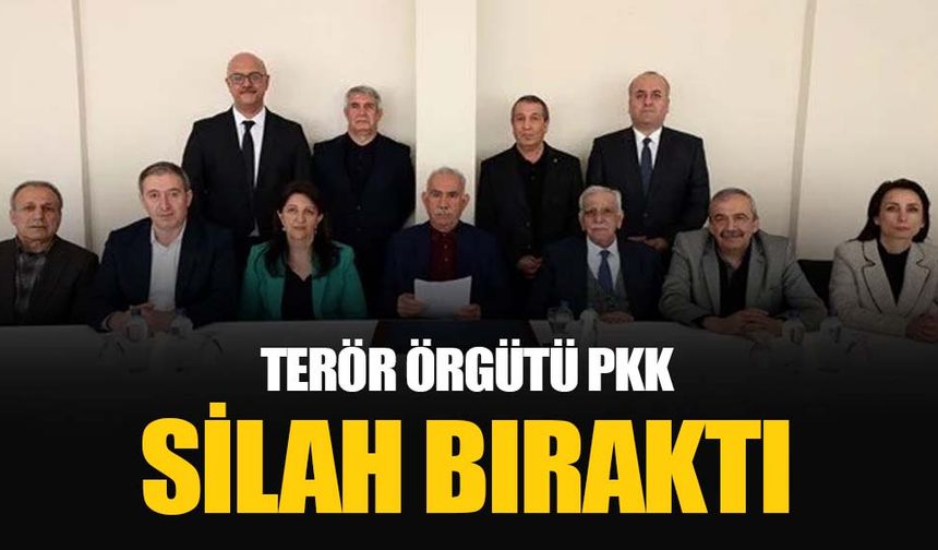 PKK fesih kararını açıkladı: Silahlar bırakıldı