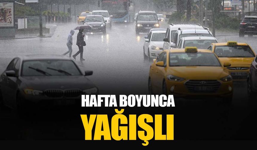 Türkiye'de yeni haftada gök gürültülü yağış etkili olacak