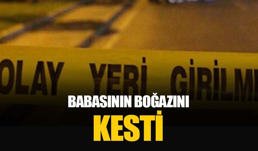 Ankara'da feci olay: Çubuk'ta bir kişi oğlu tarafından boğazı kesilerek katledildi