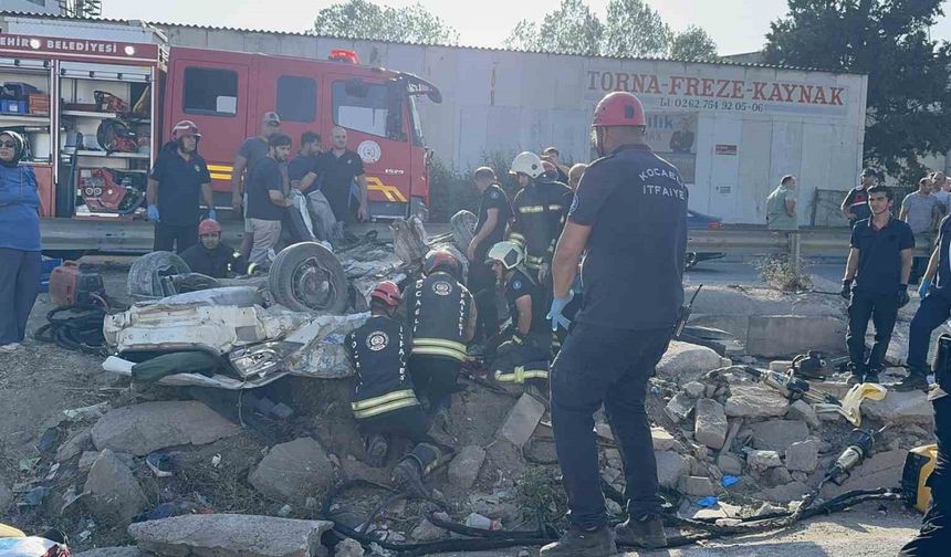 Kocaeli’deki feci kazada hayatını kaybedenlerin kimlikleri belli oldu