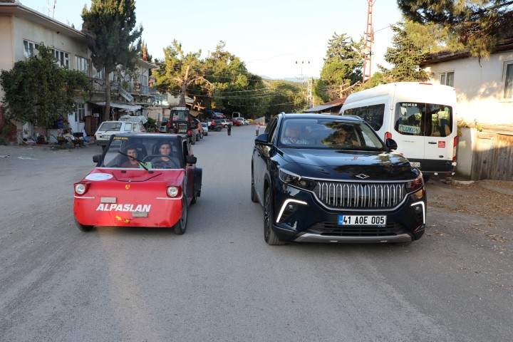 Yerli otomobil Togg, Amasya'nın 'Togg'u ile buluştu