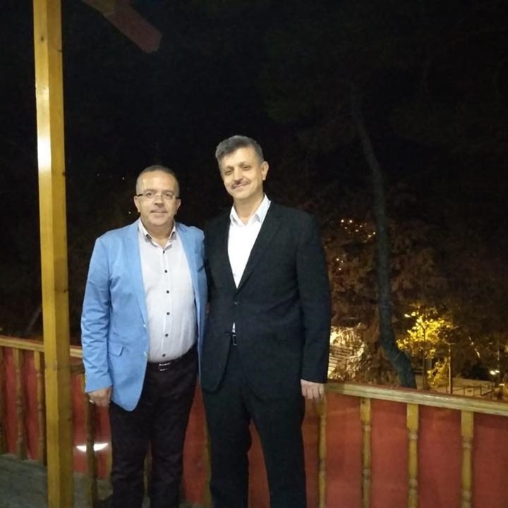 Prof. Dr. Ahmet Hakkı Turabi ve yazarımız İbrahim Ethem Gören, Amasya 14. Altın Elma Beste Yarışmasında. Amasya-2018