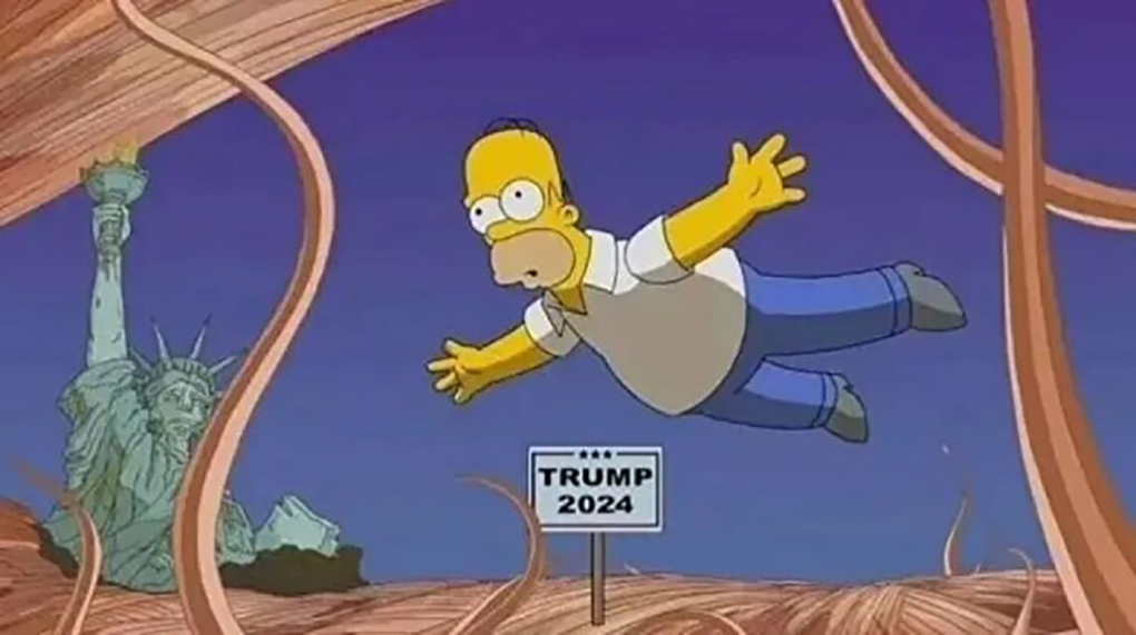 Simpsonlar 2024 Trump