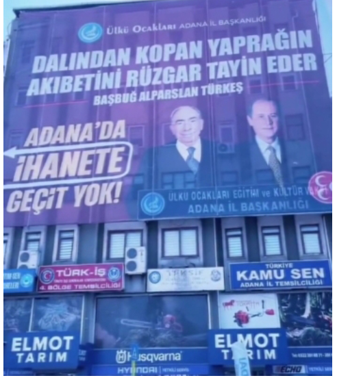 Ulku Ocaklari Adana Protesto Iyi Parti