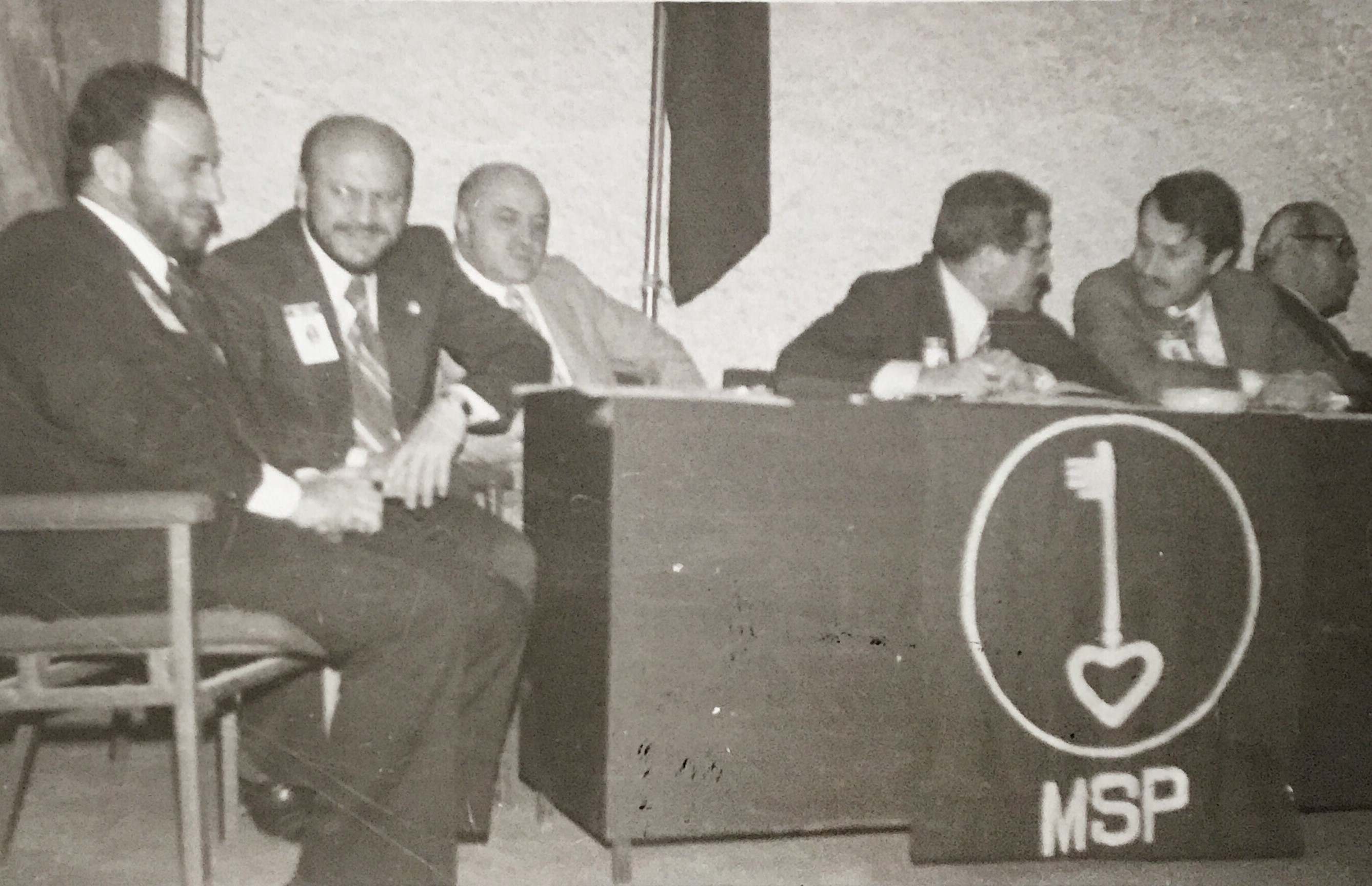 Hasan Aksay Msp Genel Merkezinde Arkadaşlarıyla 1975