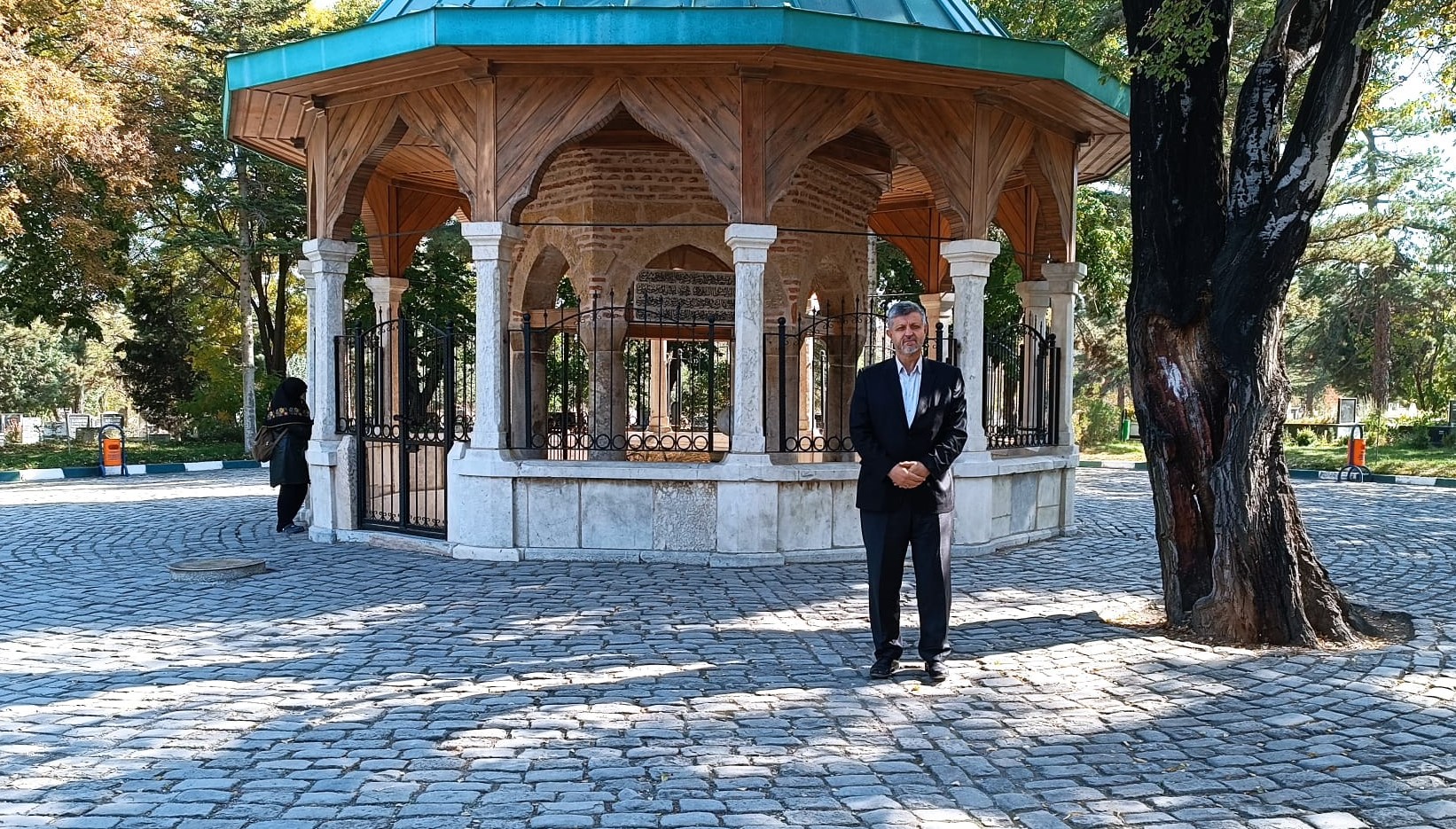 Yazarımız İbrahim Ethem Gören Akşehirde Nasreddin Hocanın Türbesinde